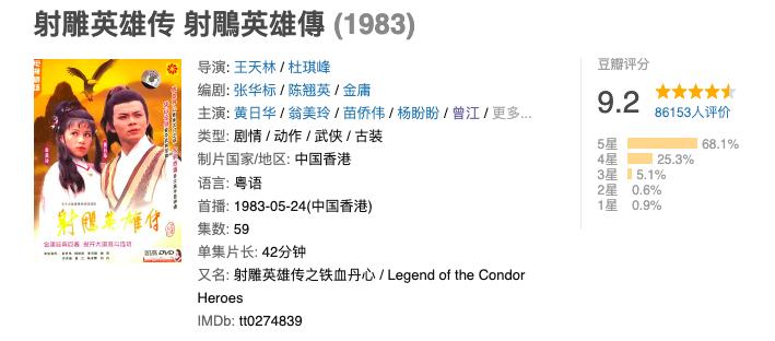 83版射雕最经典的十位演员,射雕英雄传黄药师演员死了