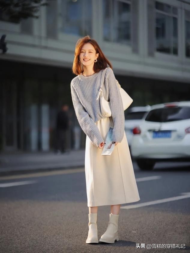 切尔西女靴怎么穿显腿细,大码显瘦切尔西靴女