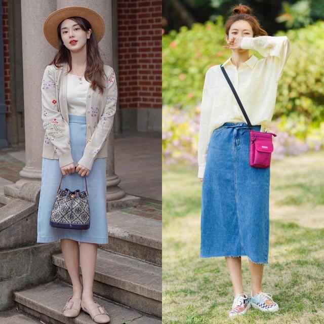 夏天裙子搭配什么鞋子显腿长,夏日搭配有哪些半身裙显腿长