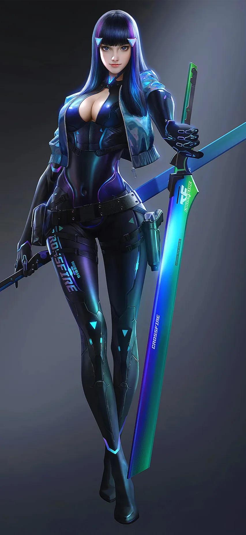 穿越火线女性角色超清壁纸,穿越火线美女孙尚香的图片