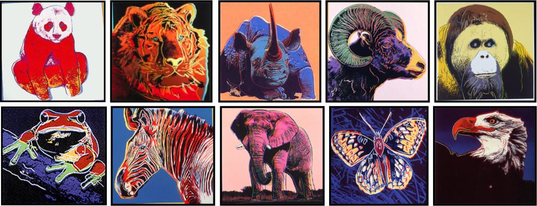 波普艺术大师大卫·霍克尼,波普艺术家安迪沃荷