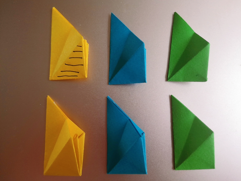 超简单手工花朵长方形折纸,花朵小扇子怎么做好看简单