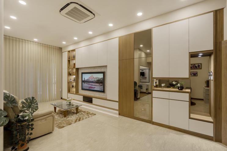 客厅做无主灯，吊顶可以这么来设计！干净简洁，高级感满满