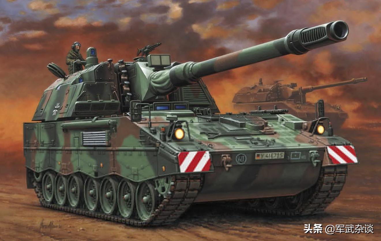 pzh155mm自行榴弹炮,pzh2000式155mm自行榴弹炮