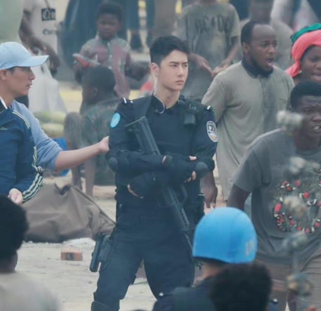 王一博维和防暴队宣传,维和防暴队王一博宣传