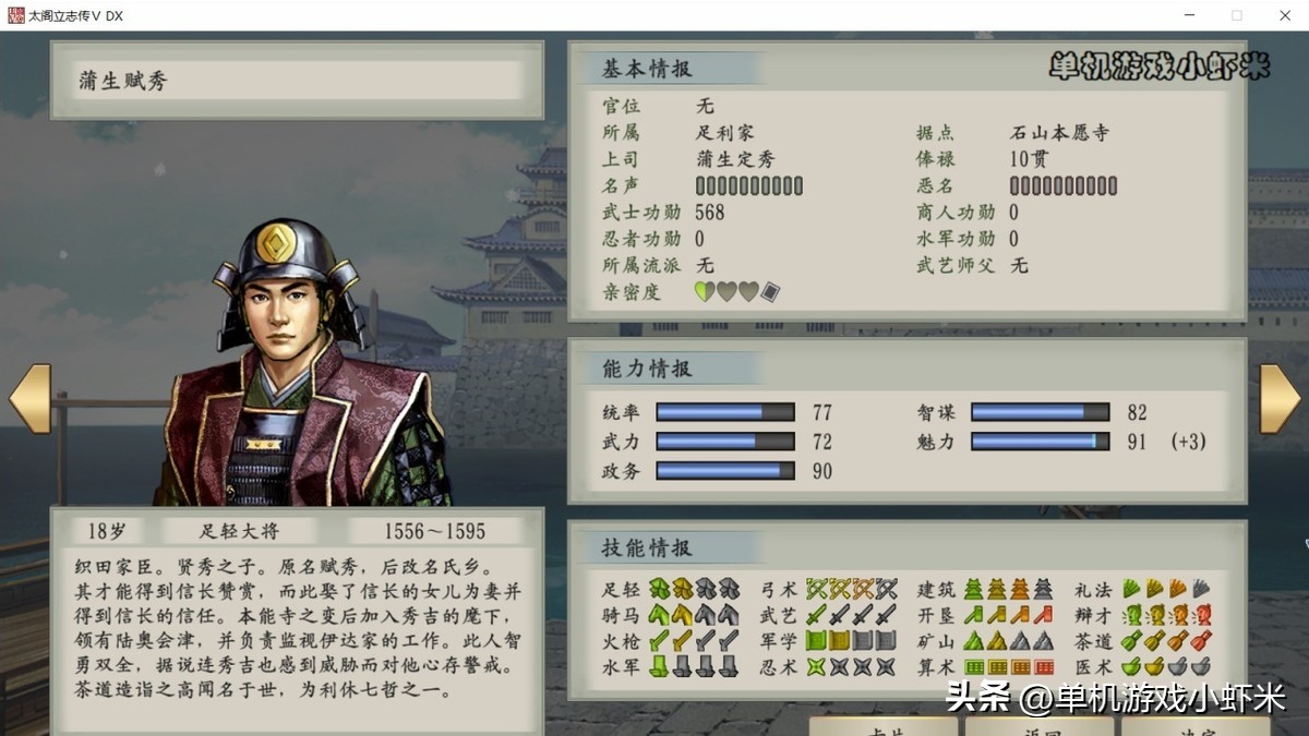 太阁立志传5贤侯,太阁立志传5dx武将推荐