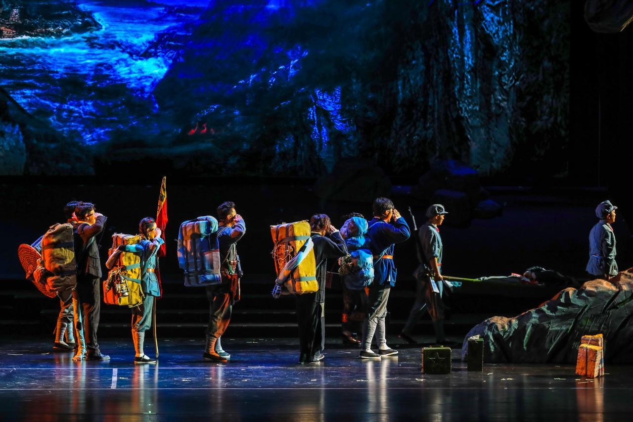 四渡赤水舞台讲述,四渡赤水河舞台剧