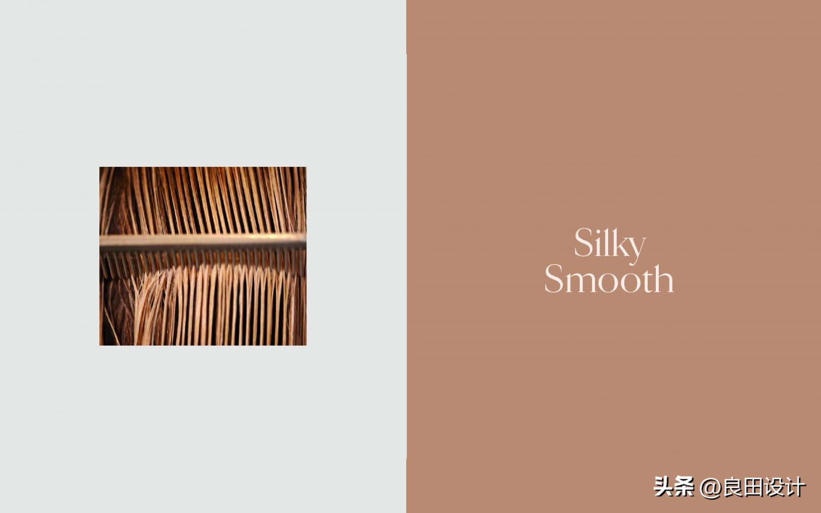 专门针对浓密和稀疏的头发护发产品系列包装设计