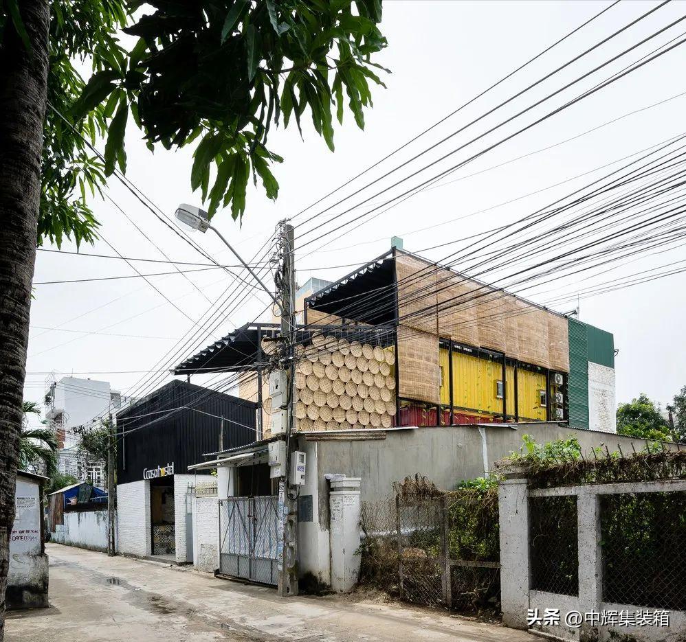 越南集装箱民宿,集装箱式酒店图片