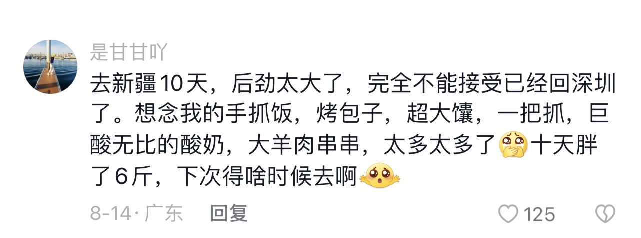 从新疆回来是什么感受,从新疆回来的变化