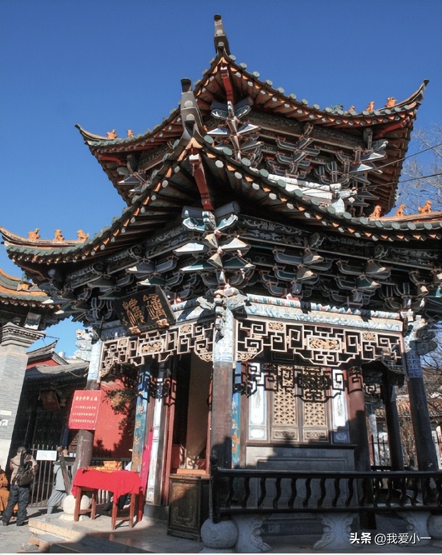 云南昆明古建筑群图,云南省昆明市官渡古镇古建筑