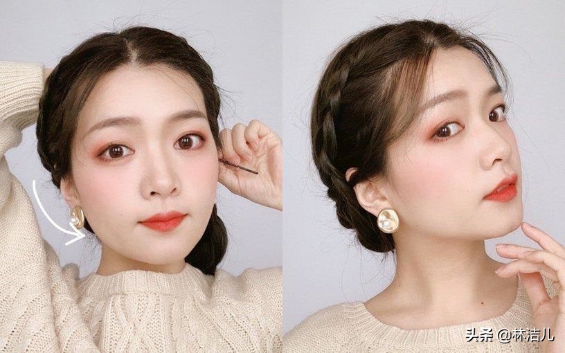 赵丽颖同款半扎发发型扎法,扎发教程简单好看赵丽颖同款发型