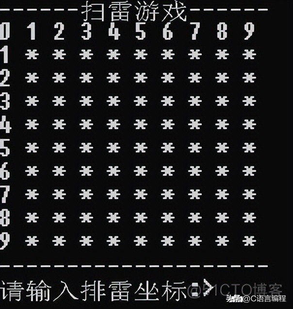 c语言扫雷游戏思路分析,c语言设计扫雷游戏的详细设计
