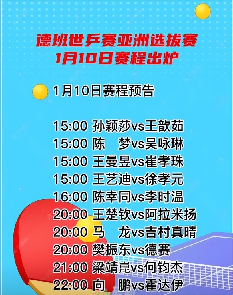 孙颖莎女乒单打什么时间直播,孙颖莎将迎战刘诗雯直播