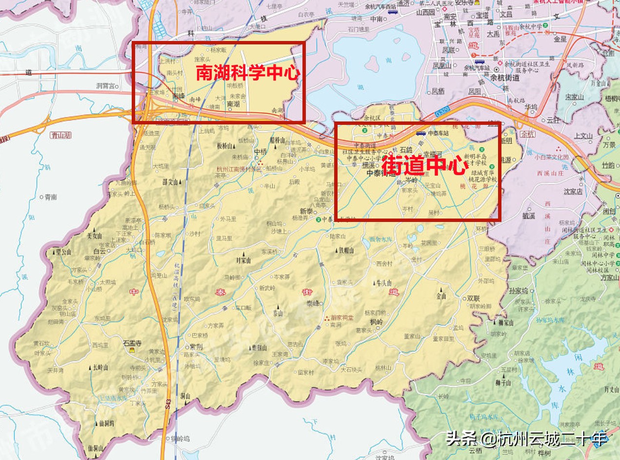 杭州余杭街道凤凰工业园最新规划,杭州余杭中泰工业区规划