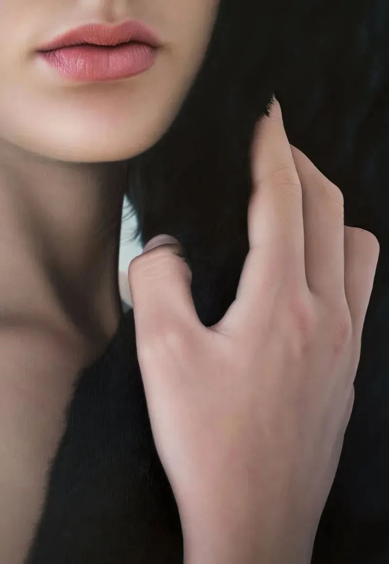 美女画家挑战冷军，画少女人体，放大10倍看细节让网友不淡定