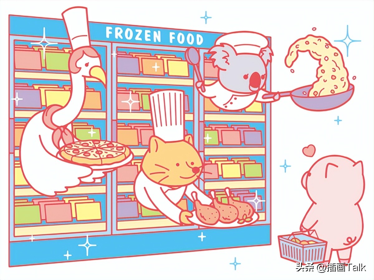 日本插画师tatsurokiuchi作品特点,日本100位插画师插画图集