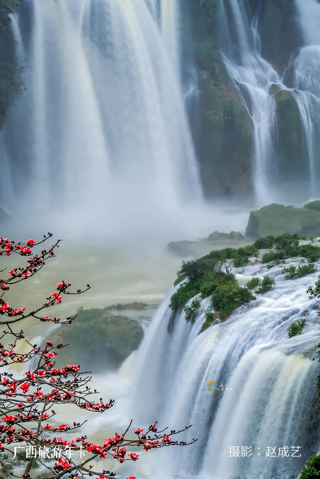 广西崇左德天跨国瀑布旅游景区,广西德天旅游十大景点