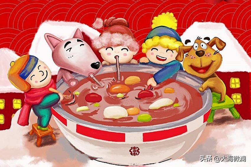 明日腊八提前祝腊八节快乐,明日腊八宜归家的意思