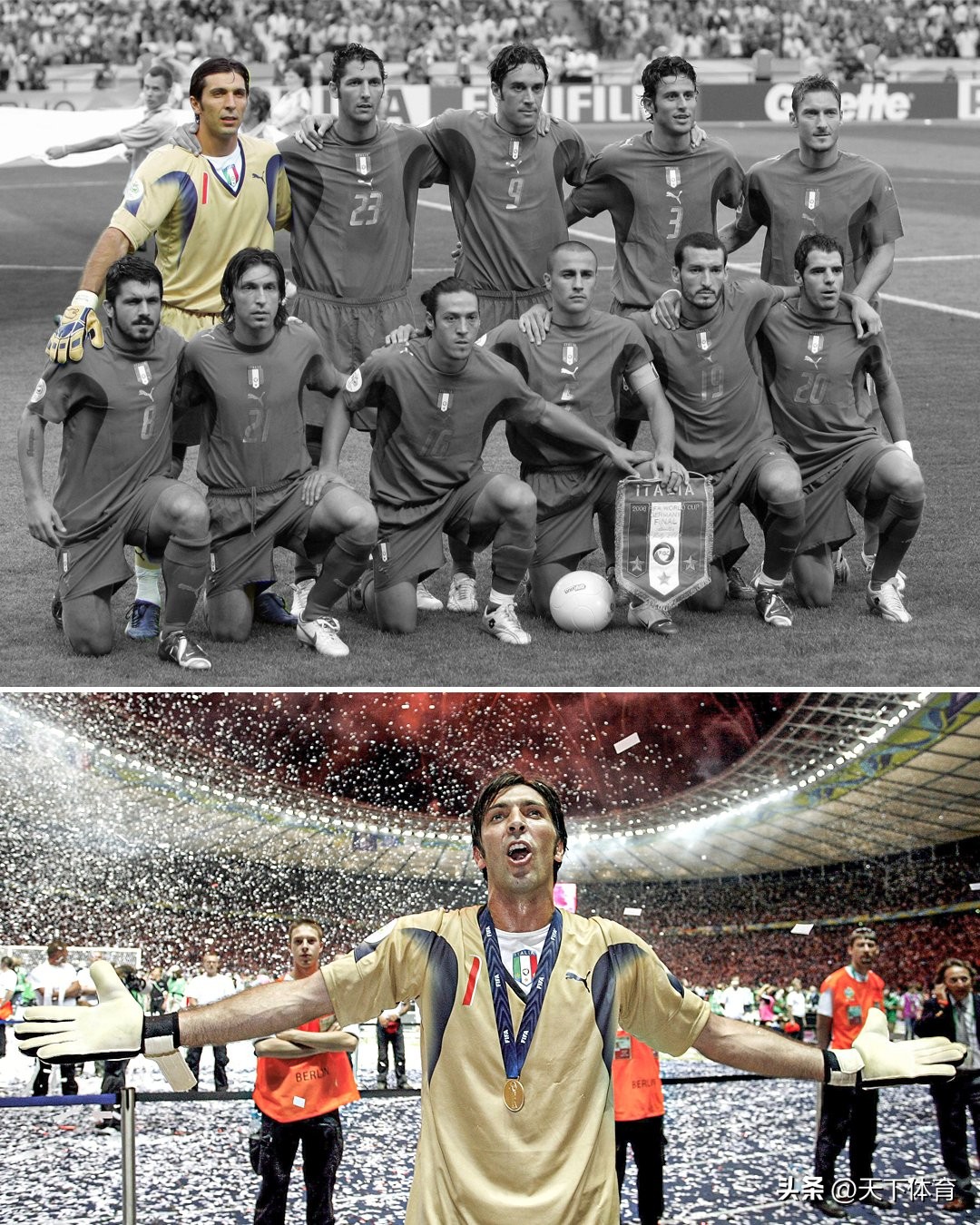 布冯29年职业生涯,意大利守门员布冯正式宣布退役