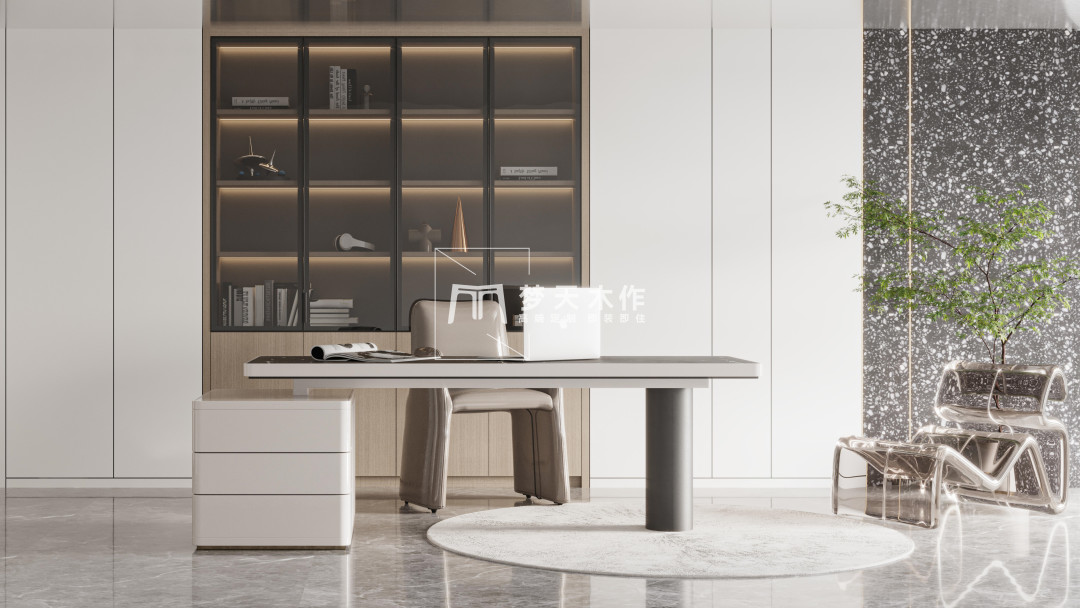 书柜精选设计你学会了吗,原木风书柜定制设计