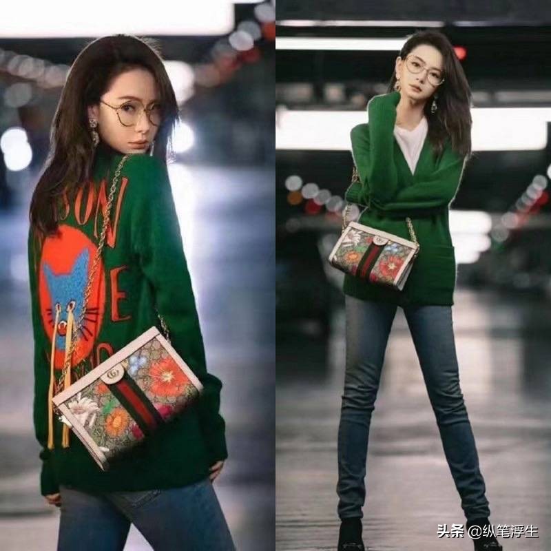 Gucciophidia链条包,gucci经典花卉包