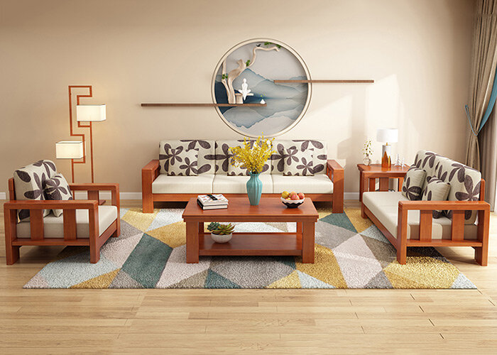 2022最火客厅乌金木全实木沙发,客厅实木沙发款式图片