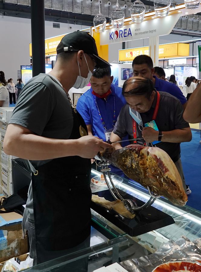 浙江土豪伊比利亚火腿,消博会商品价格