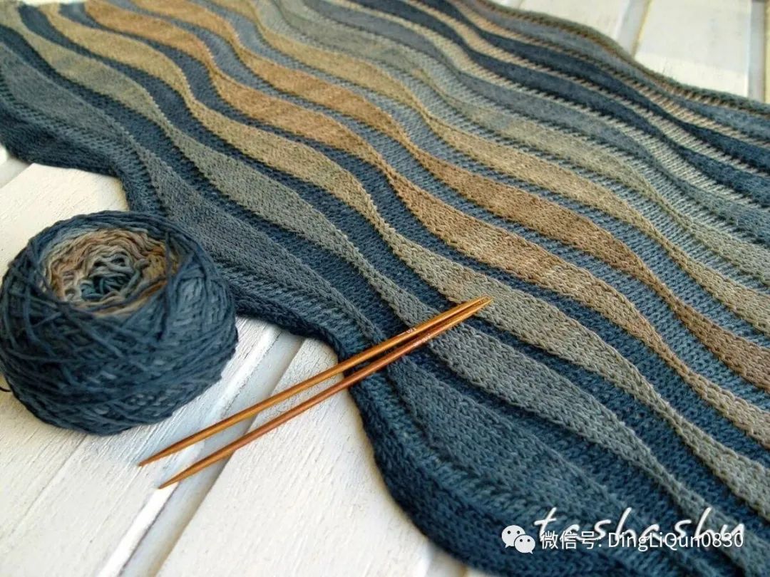 分享一款简单漂亮的针织花样,针织作品展示大全