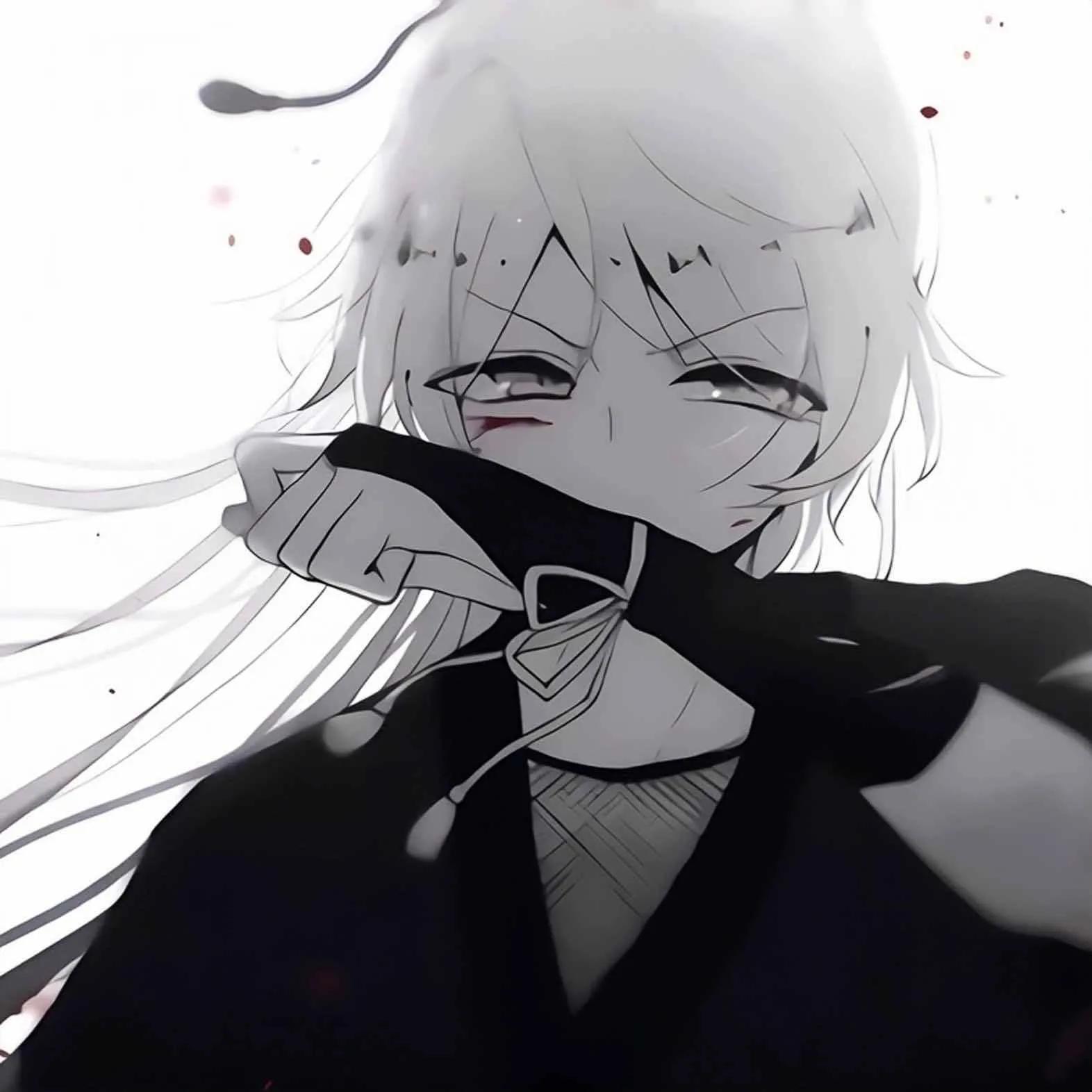 释怀放下的男头像动漫,看透一切的动漫头像男生