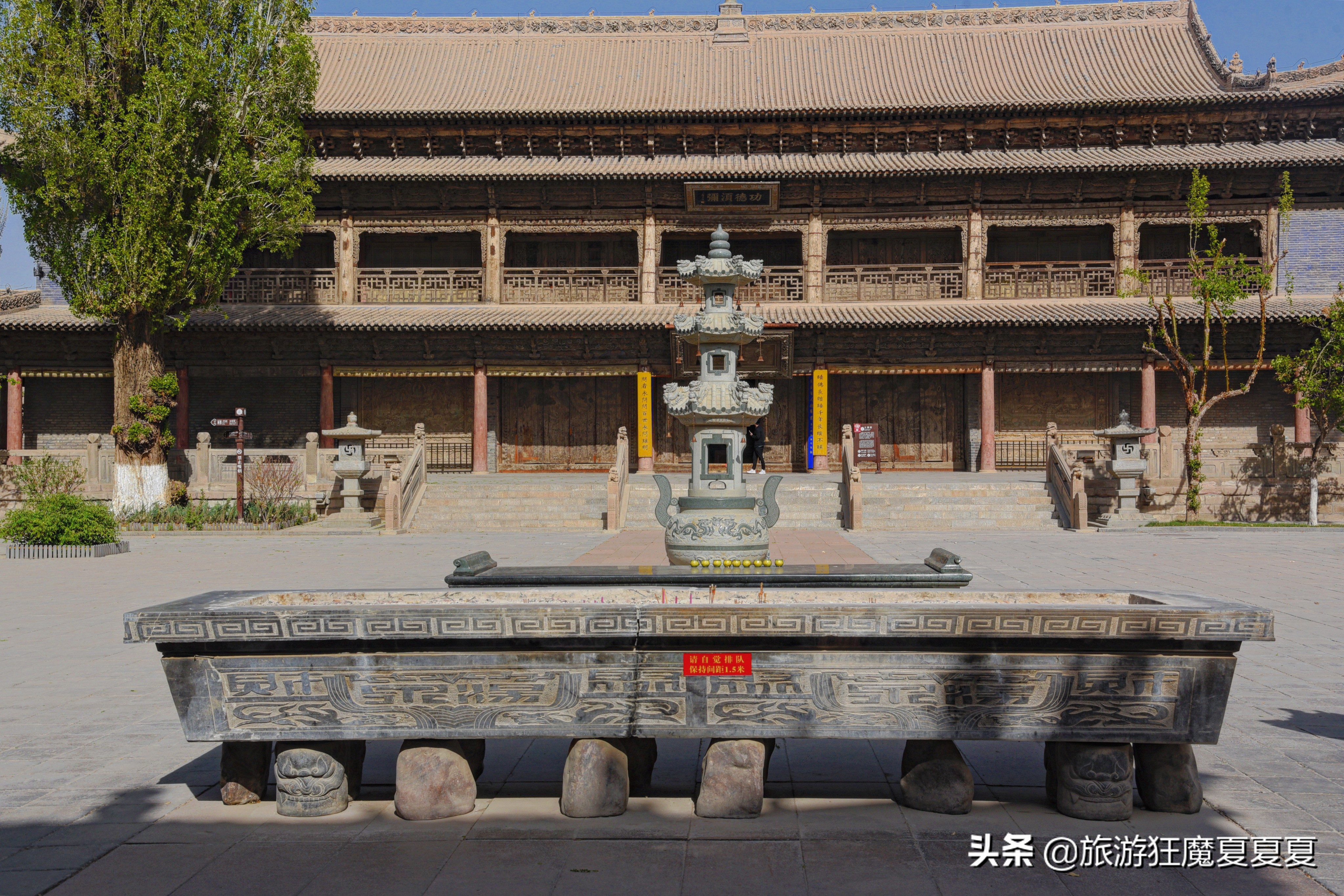 张掖市大佛寺千年卧佛,张掖卧佛最大的寺