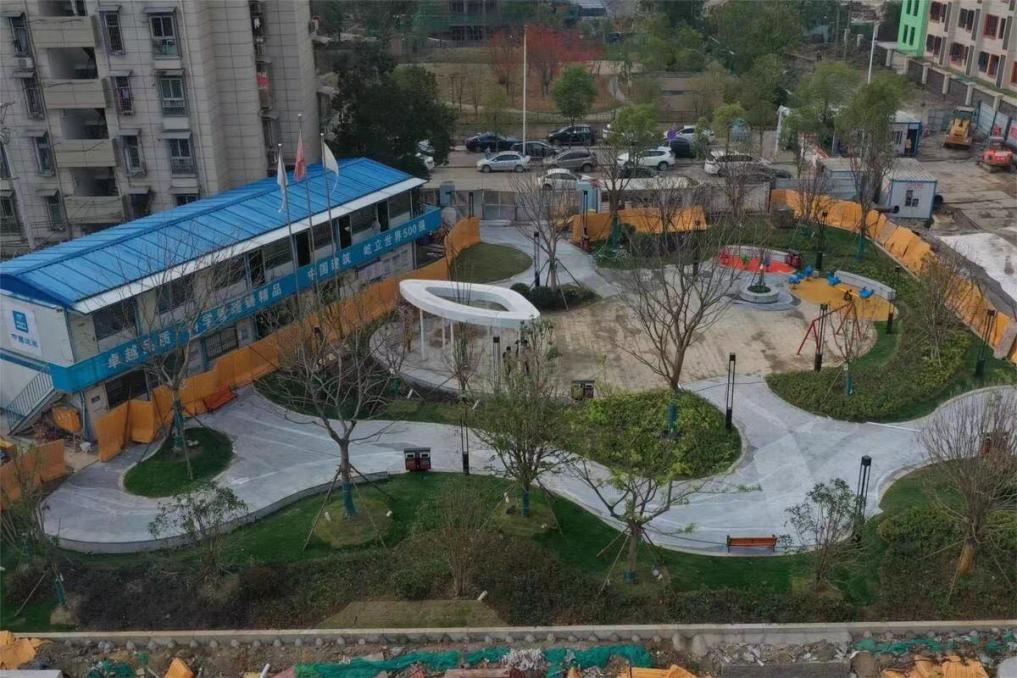 口袋公园生态美景,口袋公园小景观