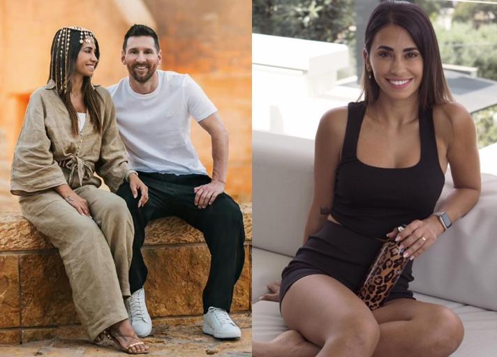 安东内拉陪梅西领奖,安东内拉晒梅西陪滑雪