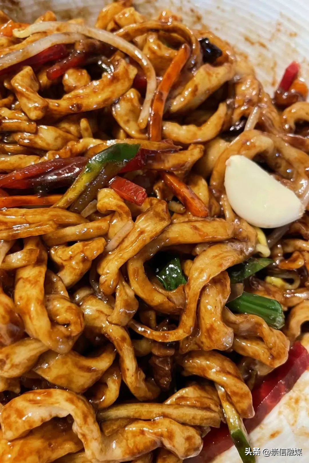 天津人最爱的捞面,天津早餐捞面