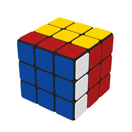 魔方转动字母示意图,三阶魔方公式字母的意思