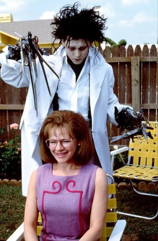 剪刀手爱德华色彩审美分析,剪刀手爱德华警察为什么要放走他