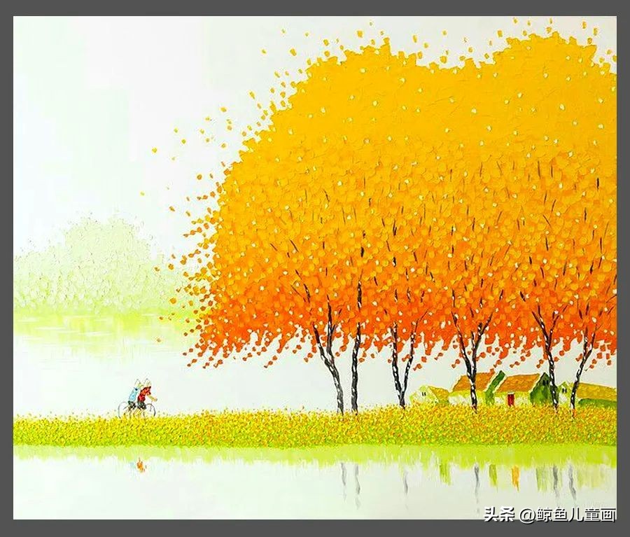 色彩丰富的绘画作品中国风,色彩鲜艳视觉冲击力强的绘画作品