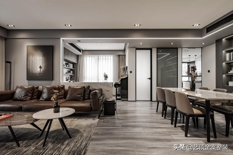 卧室无主灯设计效果,餐厅无主灯设计效果