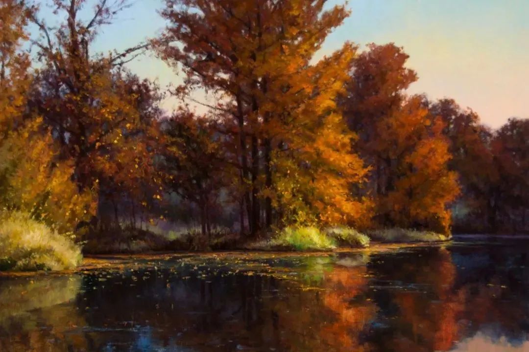 大师笔触生动的风景油画,视觉冲击力很强的风景油画图片