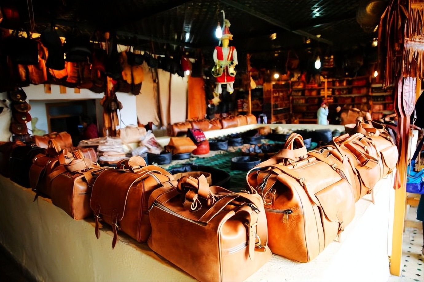 摩洛哥皮革大染坊菲斯 (摩洛哥的皮革染坊)