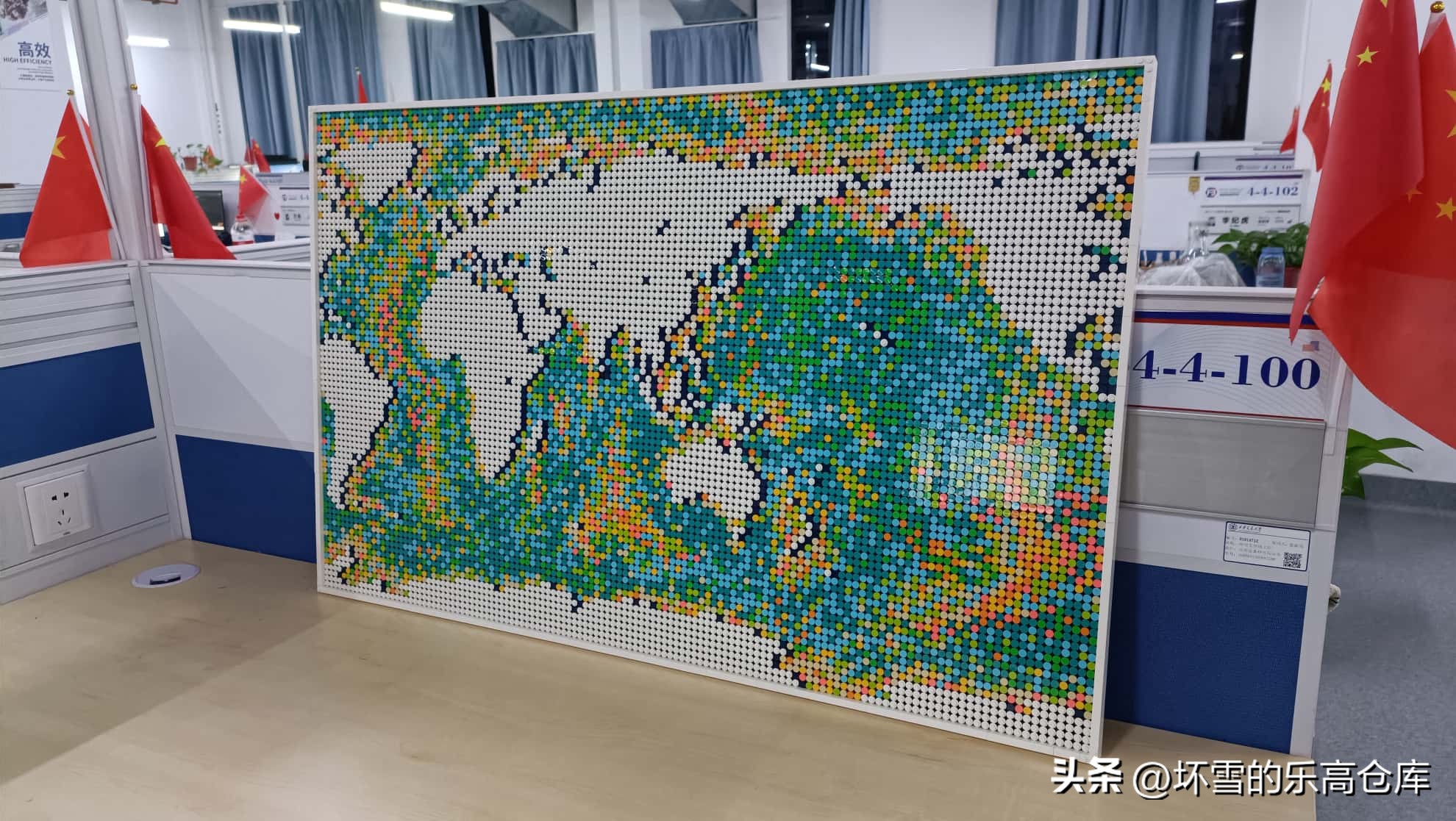 乐高是男人的十字绣吗,乐高世界地图系列