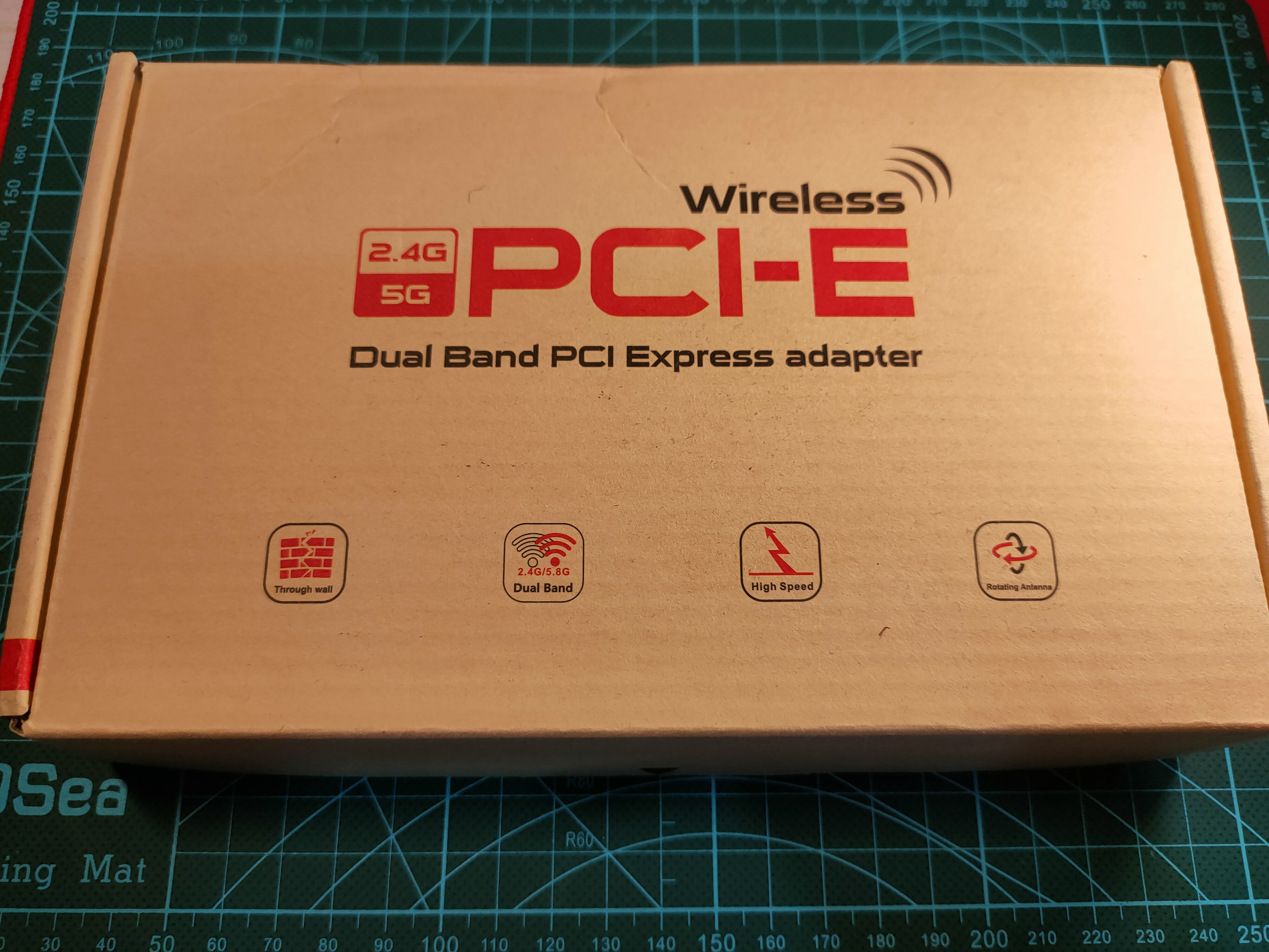 稳如网线翼联EDUP全新WiFi6PCIE无线网卡EP-9655GS开箱评测