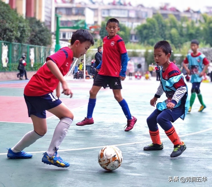梅州市五华县第五小学足球比赛,虹山小学的运动会