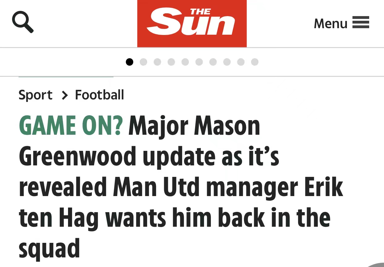 滕哈格戴帽助曼联大获全胜,滕哈格加速曼联重返巅峰