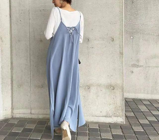 背带裙气质穿搭女,背带裙穿搭夏季收腰显瘦