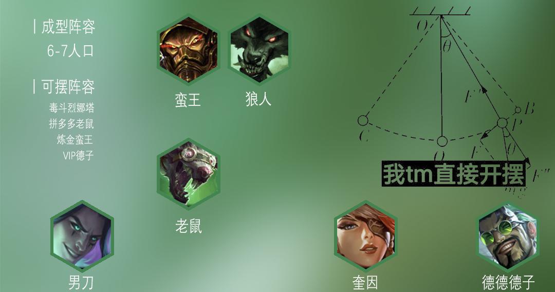 云顶之弈狼王阵容讲解,云顶狼人沃里克s95阵容