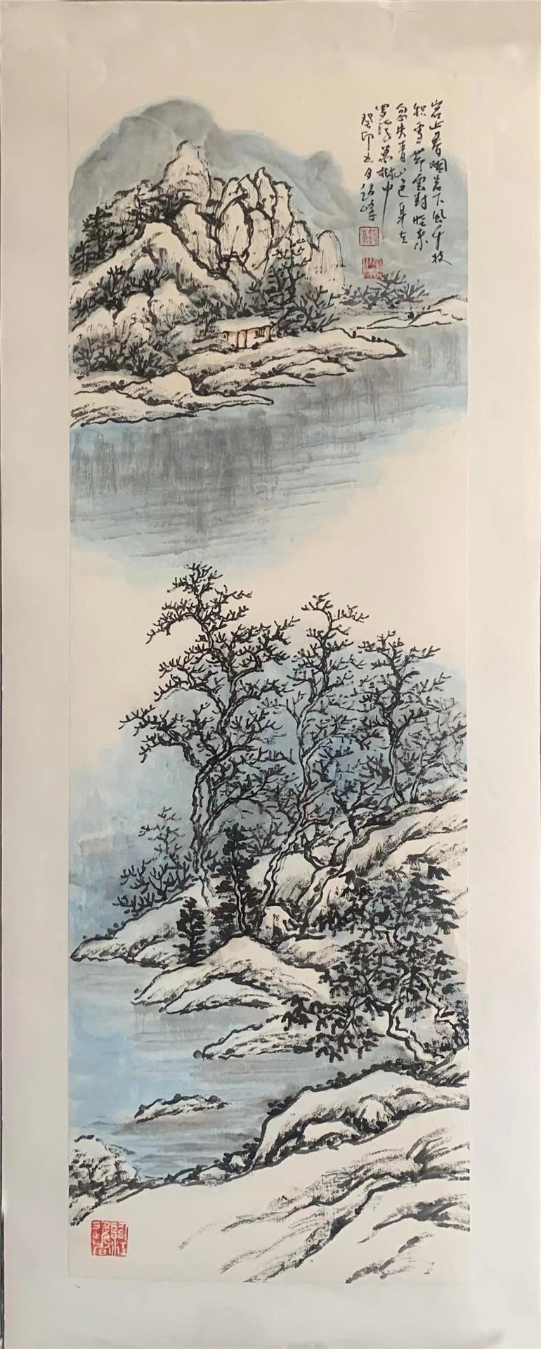 黄宾虹的人物画用笔酣畅,一代宗师黄宾虹山水画