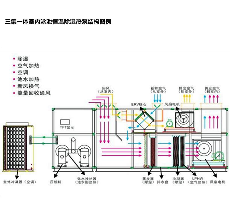 泳池专用恒温除湿机,泳池专用工业大型除湿机