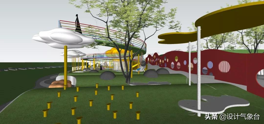 滑梯儿童房间小空间设计,室内儿童游乐场如何设计