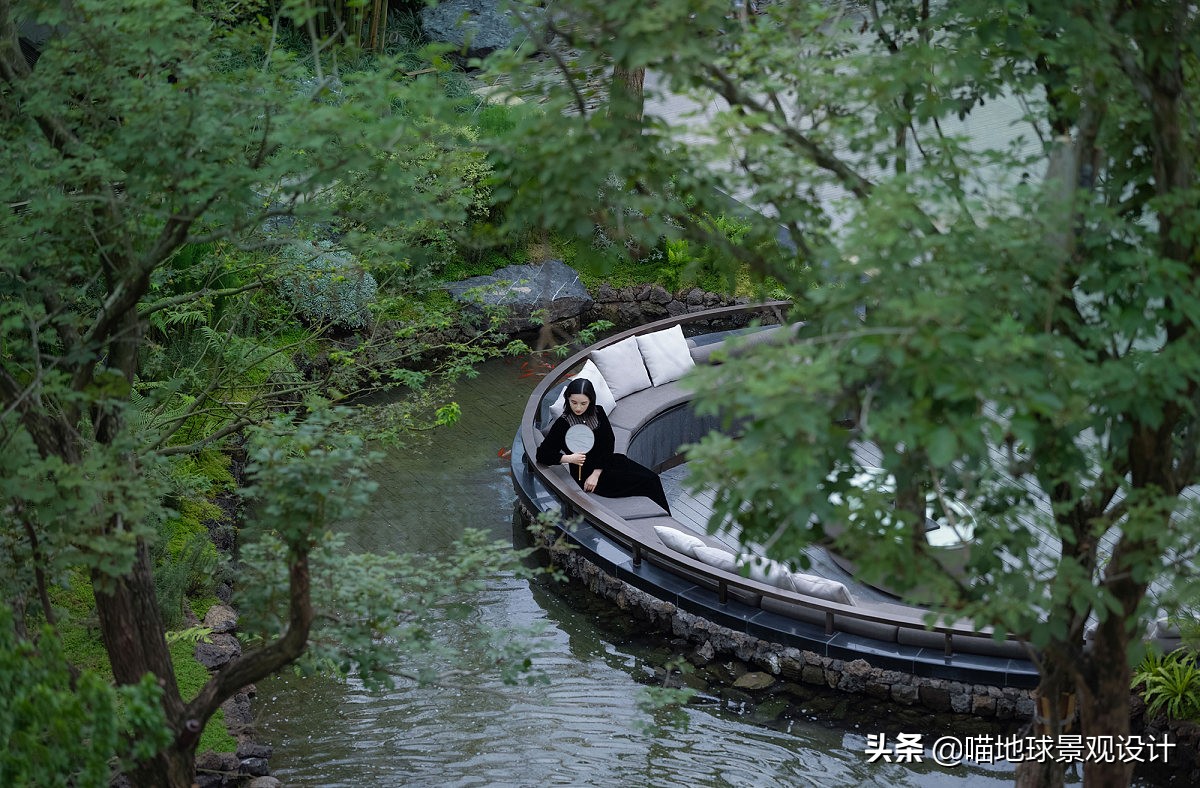 35平别墅小院,350平中式庭院别墅效果图